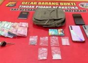 Lima Orang ditangkap, Polisi berhasil Amankan 17 gram Sabu dan 10 Butir Ekstasi