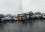 Begini Kronologi Kecelakaan Beruntun Mobil hingga Truk di Tol Cipularang KM 92