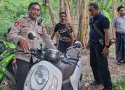 Motor Curian Ditemukan di Kebun Warga, Polsek Gunungsari Bergerak Cepat Amankan Barang Bukti