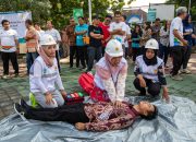 Semangat Hari Buruh, PLN NTB Tingkatkan Budaya Tanggap Darurat lewat Simulasi Gempa