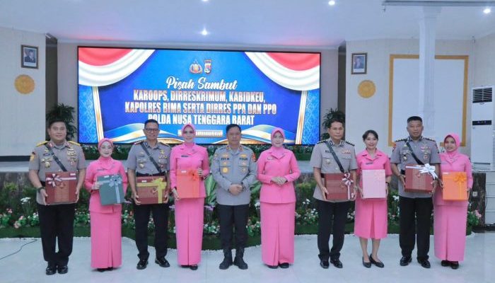 Kapolda NTB Hadiri Pisah Sambut Pejabat Lingkup Polda NTB, Berikut Nama pejabat baru