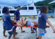 Ditpolairud Polda NTB Berikan Pelayanan Cepat Evakuasi Warga Terpeleset di Gili Trawangan