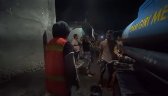 Air Keran Mampet, PDAM Giri Menang Berikan Layanan Tangki Air Bagi Masyarakat Rembiga