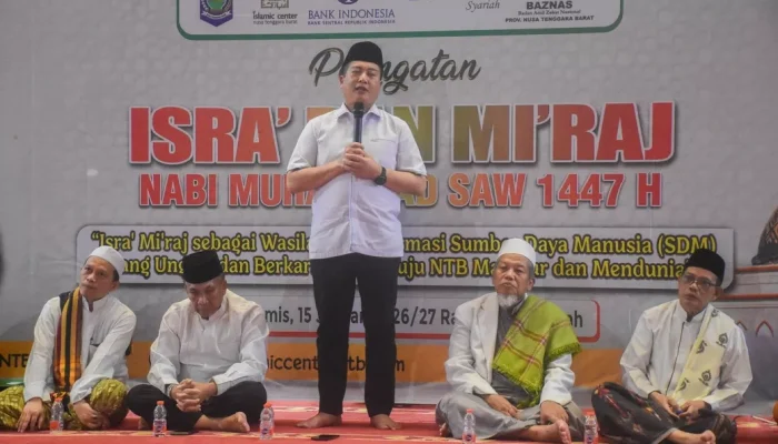 Isra’ Mi’raj: Gubernur Iqbal: Mari Jaga Alam dan Solidaritas Sosial di NTB