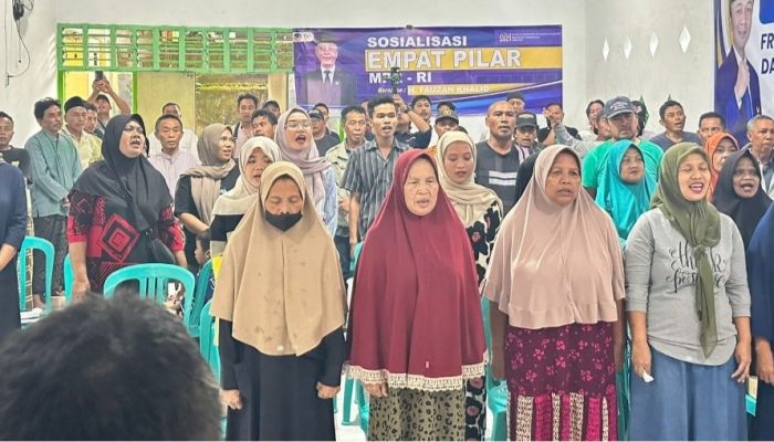 Perkuat Nilai-Nilai Kebangsaan, H. Fauzan Khalid Sosialisasi 4 pilar di Lombok Barat