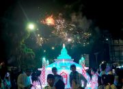 Penuh Cahaya Listrik di Malam Idul Fitri, Pawai Takbiran di Mataram Berjalan Meriah