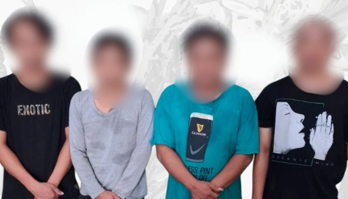 Momen Lebaran, 4 orang di amankan diduga Terlibat Narkoba di Dasan Agung
